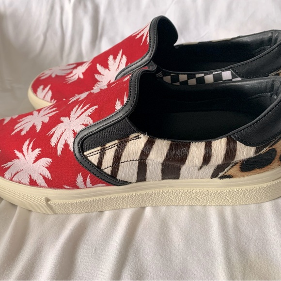 AMIRI Slip On Palm Patchwork Sneakers - Picture 3 of 7